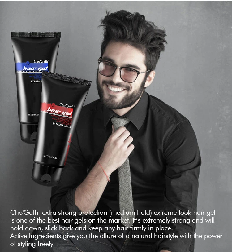 Styling Curly Hair Gel Product Manufacturer Man Moisturizing Edge Extra Hold