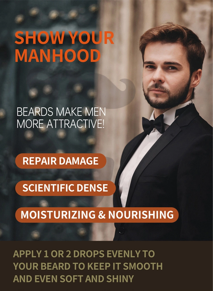 Thick Hair Beard Growth Oil for Sexy Men